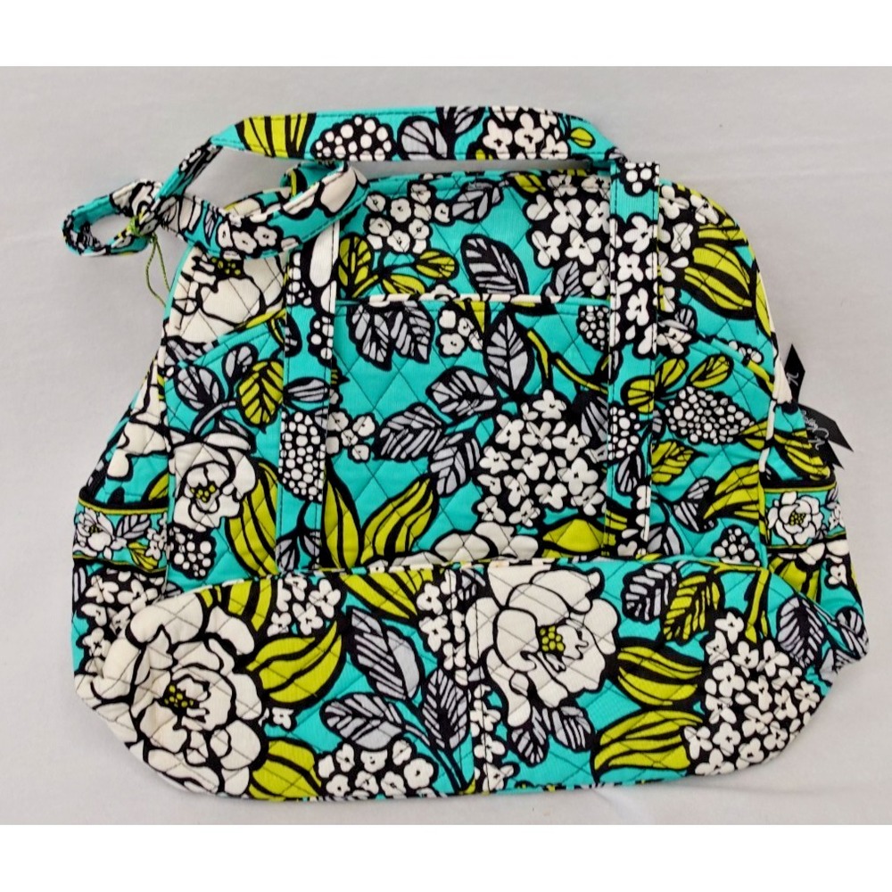 Vera Bradley "Island Blooms" Sweet Pleat Tote Bag - retired- NEW